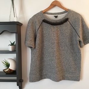 Ann Taylor - short sleeved top Pompoms